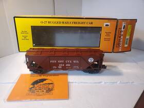 33-7510 Mth Rail King Rugged Rails Pennsylvania 3 Bay Covered Hopper - New Ob