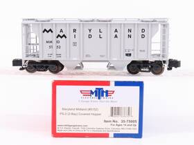 35-75005 Mth S Scale Mm Maryland Midland Ps-2 2 Bay Covered Hopper Car #5152