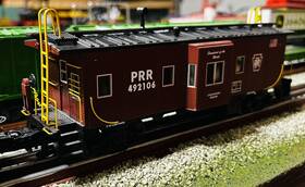 30-77112 Mth 658081028835 O Gauge Pennsylvania Railroad Bay Window Caboose