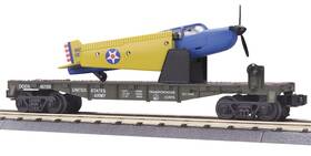 30-76004 Mth 658081031972 Army Flatcar With Plane Ln/box