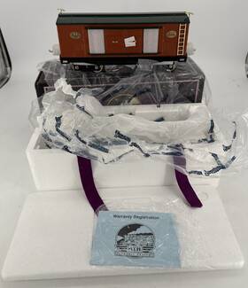 Mth 658081063560 10-2035 200 Series Boxcar Standard Gauge Ob Tinplate Traditions Terra Cotta