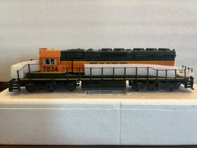 20-24661 Mth 658081064253 Rail King Bnsf Sd40-2 Diesel Engine - #7834 O Gauge