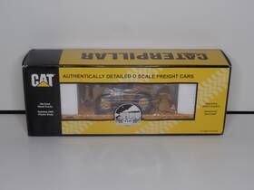 20-98359 Mth 658081066639 O Scale Caterpillar Flat Car With 980g Wheel Loaders Train Freight