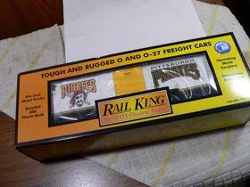 30-74182 Mth 658081083315 Rail King Gauge O And O-27 Freight Box Car Pittsburgh Pirates