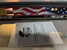 20-64089 Mth 658081421995 Premier Union Pacific #5769 70ft Streamlined Baggage Car New
