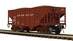 20-97394 Mth 658081445960 Premier Lehigh Valley 2-bay Fish Belly Hopper With Coal Load #25477