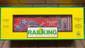 70-78061 Mth Railking G-gauge Trump 2024 Inch America First 40ft Reefer - New