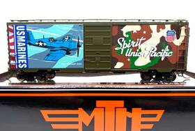 85-74161 Mth Ho 40ft Ps-1 Box Car Spirit Of The Union Pacific Marines