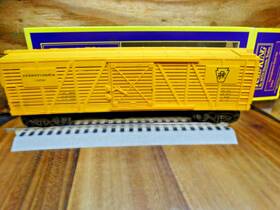 Mt-7100 Mth Rail King 0/027 Gauge Pennsylvania Prr 128749 Livestock Car