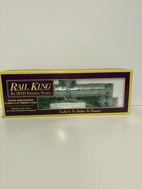Mt-7303 Mth S01 Rail King By Santa Fe #101125 Single Dome Tank Car New