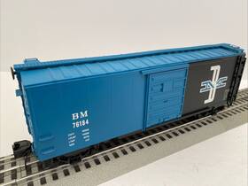 20-93427 Mth Premier Boston And Maine 40 Single Door Box Car O Scale #77184 Ex-ln