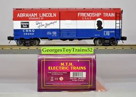 20-93521 Mth Premier 36262 Cb&q Burlington Rte Friendship Train 40ft Aar Box Car