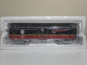 20-94555 Mth Premier Santa Fe Black Bonnet R50b Express Reefer With Blemish