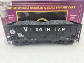 20-97157 Mth Premier Virginian 34ft Aar Composite Coal Hopper With Load - O Gauge
