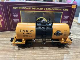 20-966736 Mth Premier 658081087818 D&rgw Rio Grande 8000 Gallon Tank Car In Ob