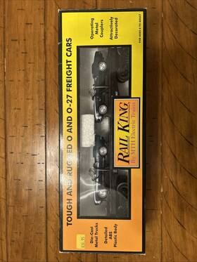 30-7670 Mth Rail King 30-7970 O Flat Car With Ertl 1967 Camaros