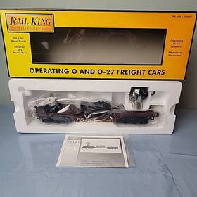 30-7010c Mth Railking Rail King Baltimore And Ohio Operating Searchlight Car New