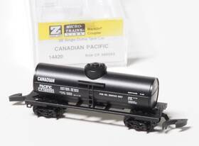 14420 Mtl 14404 Z-scale Tank Car Canadian Pacific With Marklin Couplers