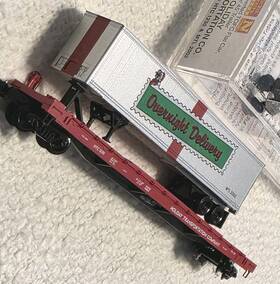 Mtl 64082 N Scale Micro Trains 57ft 6 Inch Tofc And 45 Trailer Holiday Transportation Co