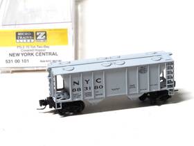 Mtl 695140026913 531 00 042 Z-scale Ps-2 70 Ton 2-bay Covered Hopper New York Central Nyc