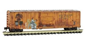Mtl 695140073047 Srn Ex-nops 50ft Ribside Boxcar Weathered Graffiti 025 44 186 N Scale