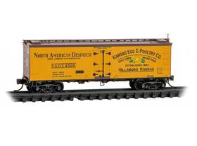 Mtl 695140085217 Kansas Egg And Poultry Co. 36ft Wood Sheathed Ice Reefer Mtl# 058 00 602 N Scale
