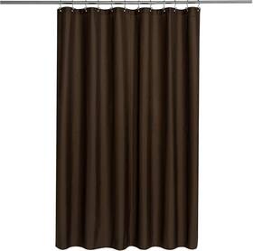 N&y Home 313043972938 Fabric Shower Curtain Or Liner With Magnets - Brown For