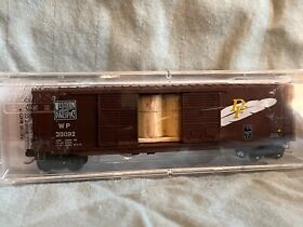 03700150 New N Scale Western Pacific Painted 50foot Standard Box Car Double Doors With Load
