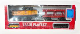 New-ray 093577113037 Transporter Battery Operated Train Playset Toy # 11303