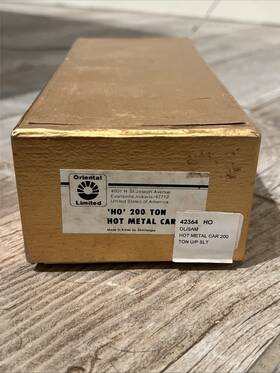42364 Oriental Limited Ho Scale 200 Ton Hot Metal Car