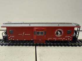 X185 Oriental Limited Great Northern Bay Window Caboose #x185 Ho Brass Model