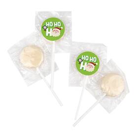 Oriental Trading 642461046168 Cozy Merry And Bright Santa Claus Ho Lollipops 48 Pieces