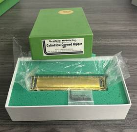 Omi-3039 Overland Models Inc. Ho Brass Cylindrical Covered Hopper Nyc - Unpainted
