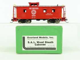 Omi-1122 Overland Models - M.s. Ho Overland/ms Brass Sal Offset Cupola Wood-sheathed Caboose #5216