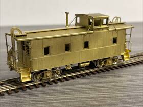 Omi-1131 Overland Models Ho Brass #1131 Steel Caboose Rock Island Unpainted Nos