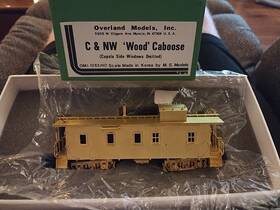 Omi-1283 Overland Models Ho Chicago And North Western Wood Caboose Unpainted Omi-1283 Overland Models Ho Chicago And North Western Wood Caboose Unpainted