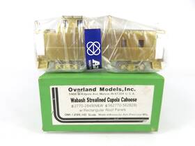 Omi-1295 Overland Models Brass Ho Scale Wabash Streamlined Cupola Caboose