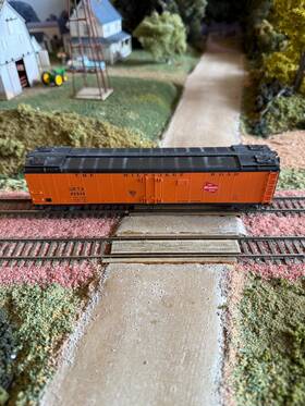 Omi-3163 Overland Models Ho Brass Milwaukee Road 70-ton Reefer 89049. Custom. Iob