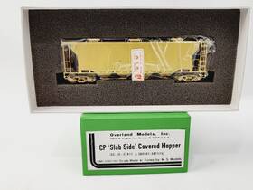 Omi-3181 Overland Models Brass Cp Slab Side Covered Hopper Ho Beautiful #98