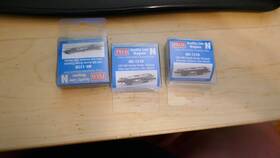 Nr-121b Peco Nr122b Lot Of Three 3 N Scale Brake Van Chassis Kit Nr-122b