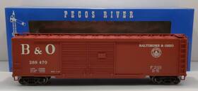 Sb-0120-2 Pecos O B&o Double Door Boxcar #288470 2-rail Ex/box