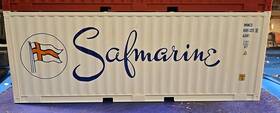 45r1 Piko 015615363026 #1 G Gauge 20ft 11-13/16 Inch Safmarine Sea Container Mwcu 695 325 8