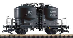 37796 Piko G German National Railway Iv Gray Chassis Cement Silo Car