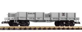 Piko 38734 #38734 Sf Work Flatcar 197111 With Low Sides Discontinued G-scale