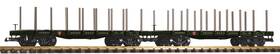 38784 Piko G Prr Flatcar With Stakes Set Of 2