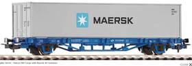 Piko #58743 Flatcar Pkp Cargo W Maersk 40 Container Ep Vi Discontinued Ho-scale