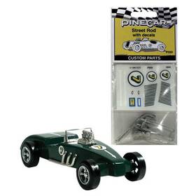 Pinecar 724771003335 Custom Parts With Decals Street Rod Pin333 Pinewood Derby And Accys