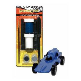 Pinecar 724771039556 Complete Paint System Cool Blue Pin3955 Pinewood Derby And Accys