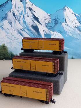 2020-fge Precision Masters N Scale Fruit Growers Express 40ft Single Door Reefer Lot