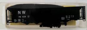 76419 Precision Masters N Scale Norfolk And Western 5-bay Hopper With Coal Kit